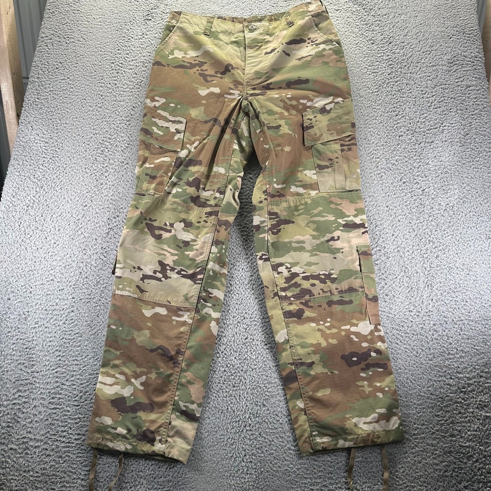 Us Military Pant Men's M Brown Cotton Cargo Straight Combat Camouflage Utility